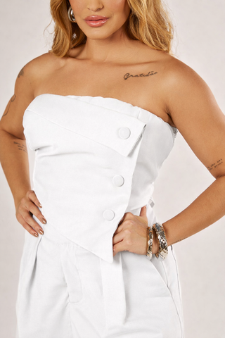 CROPPED ALFAIATARIA BOTÕES